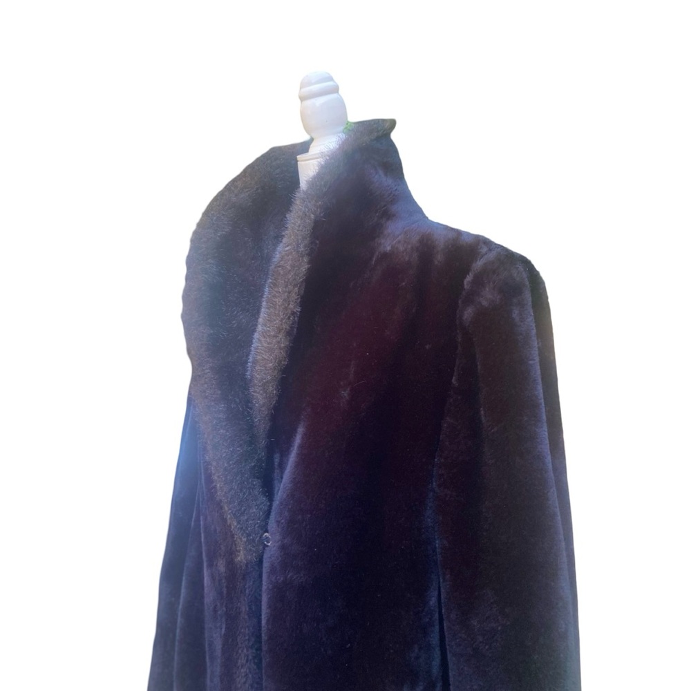 Vintage | Faux Fur Mid Length Coat - Picture 9 of 16